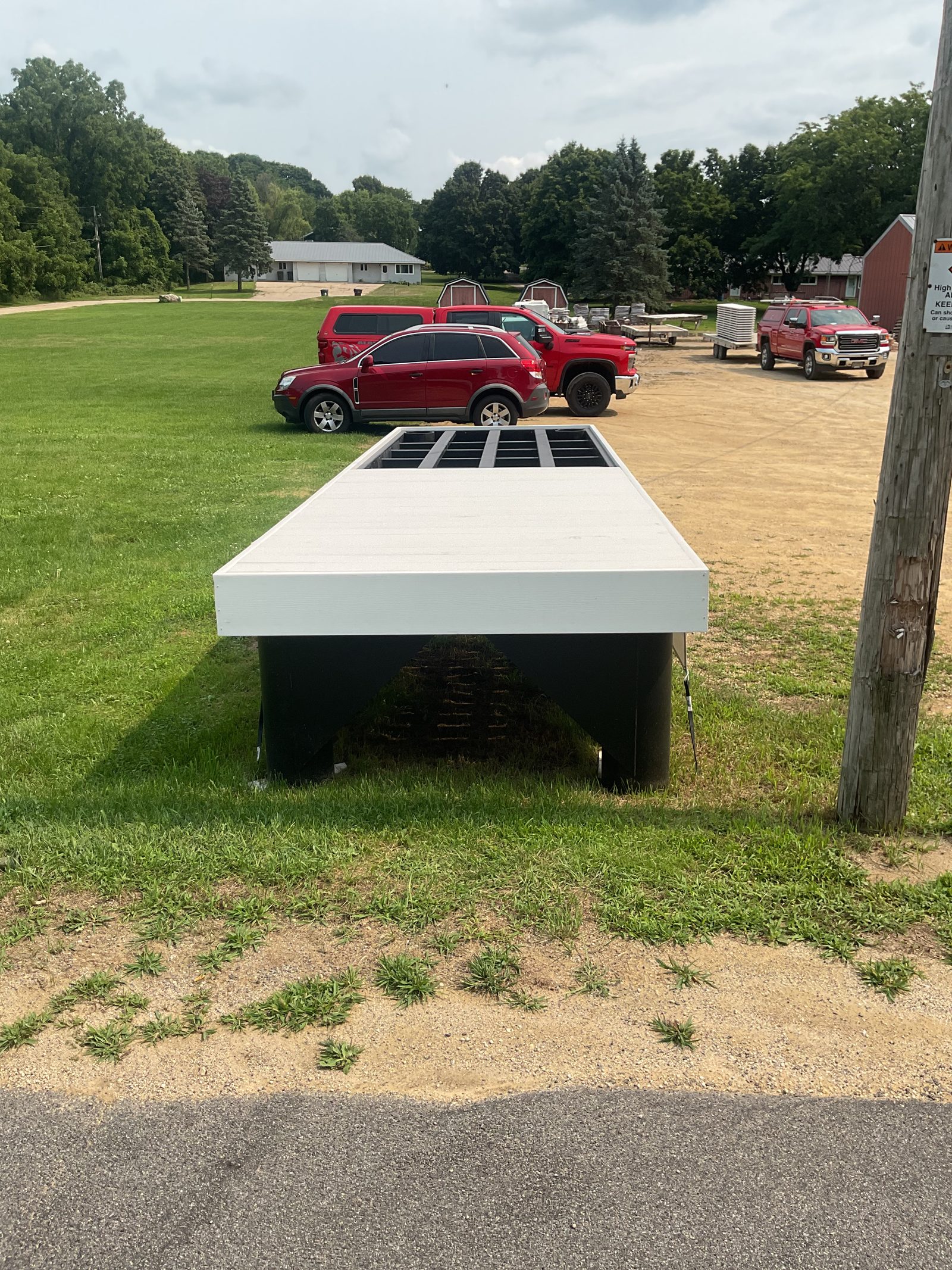 Reed's generational pier prototype on Geneva Lake